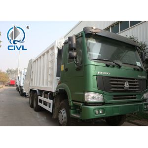 China HOWO 371hp 16 Cbm 10 Wheels Compressed Refuse Collection Trucks  Garbage Compactor With Rear Cover and  Italy Pto on sale