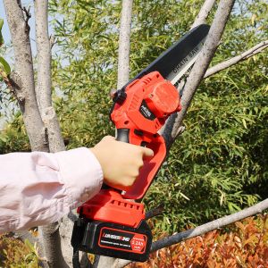 8inch Handheld Portable Electric Chainsaw Brushless Cordless Mini Chainsaw