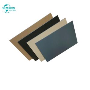 Exterior Decoration Solid Color ACP composite panel With Matte / Glossy Surface