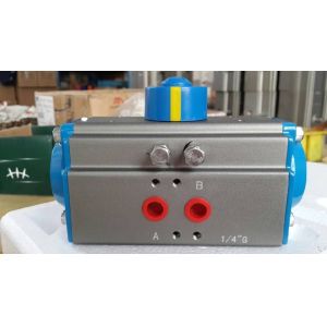 Rack And Pinion Type Actuator Double Effect Single Effect With Hard Anodizing