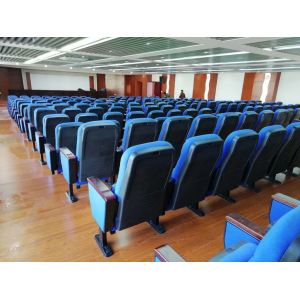 Free Logo Design Oak Armrest Auditorium Theater Seating With Small Tablet