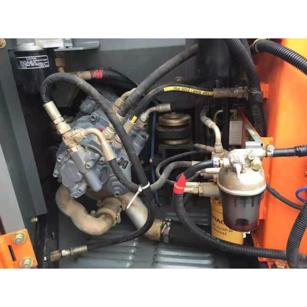 Red Japan Isuzu Engine ZX70-5A Hitachi 7 Ton Excavator