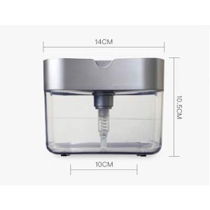 Space Saving 385ml 2in1 Foaming Liquid Soap Dispenser