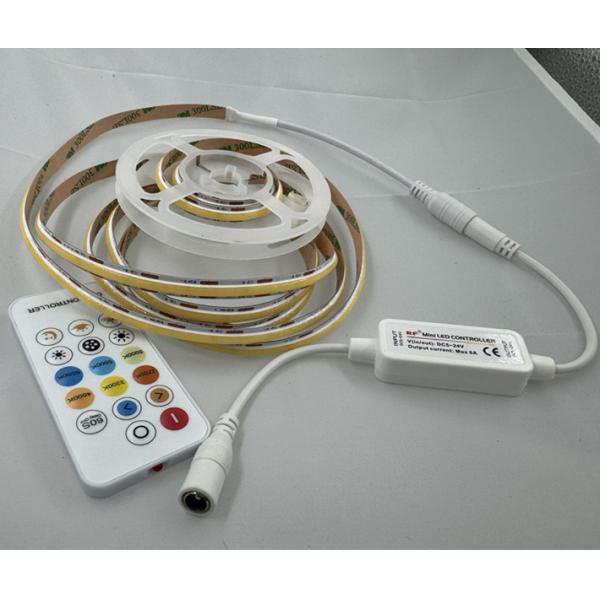 560 LED/M Pure Dynamic White Warm White COB LED Strip Kit for Home Backlight 24V
