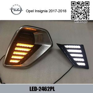 Opel Insignia Car DRL LED Daytime driving turn signal Fog Lights
