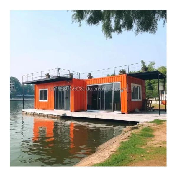 Quality Bathroom and Galvanized Steel Square Tubes Main Structure in 20ft Light Steel Structure Container Room for Restaurant wholesale