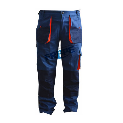 Quality Royal Blue Arc Protective Flame Resistant Trousers With Multiple Tool Pockets wholesale