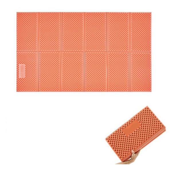 Waterproof Double Folding Sleep Mats Aluminum Film Closed cell Foam Sleeping Pad