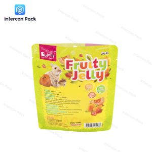 Aluminum Foil Plastic Packaging Bag Three Side Seal With Transparent Window