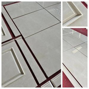 Light Beige Marble Wall Panel and Marble Carving Column for Modern Background