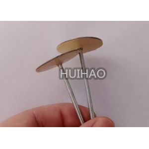 1" Length Galvanised Cup Head Capacitor Discharge Cd Weld Pins With Paper Washer