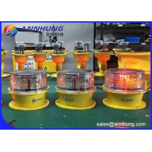 Red LED Aviation Obstruction Light With GSM Monitoring Function For Tower