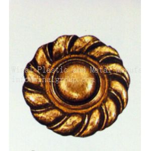 China Antique brass carve cabinet knob,diameter55*H30,zinc alloy,iron alloy,OEM size and finish. on sale