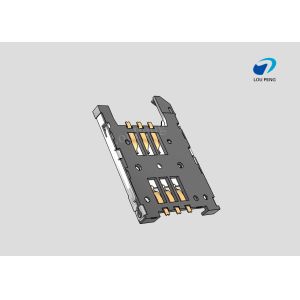 SIM Connectors, SIM Card Connectors, 2FF mini SIM Compatible Card, 6 Position, 2