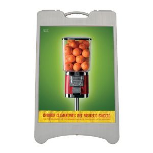 PE Outdoor Banner Stands Sidewalk Sign A Board A Frame Pavement Sign