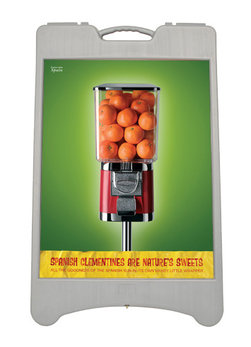 Quality PE Outdoor Banner Stands Sidewalk Sign A Board A Frame Pavement Sign wholesale