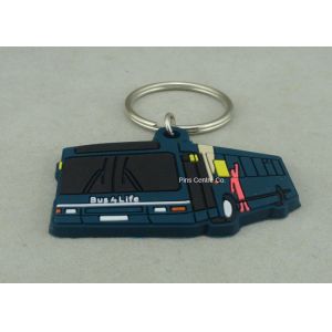 Custom Soft PVC Keychain , Promotional 2D Custom Rubber Keychains
