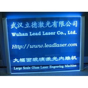 532 nm Glass Engraving Equipment , High Speed 3D Laser Etching Machine