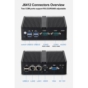 Intel Celeron Series Processor Custom Mini PC With Dual COM And HDMI For