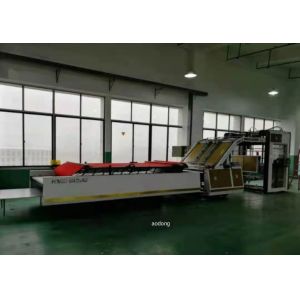 7kw Semi Automatic Flute Laminating Machine Easy Maintenance