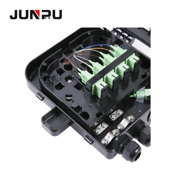 FTTH Fiber Terminal White Black IP65 Box Fiber Optic 8 Core Fiber Optic Cable ABS