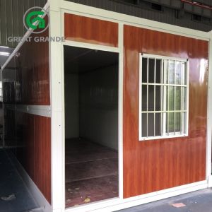 Cheap 1.1 Tons Anti Theft Prefab Folding Container House Office European Standard for sale