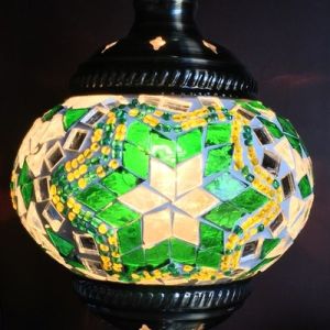 Mediterranean style Art Deco handmade Turkish Mosaic Pendant Lamp(WH-DC-18)