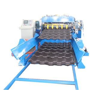 Glazed tile roof panel rolling forming machine