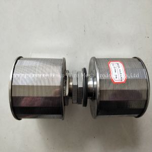 Titanium 82mm Double Head Wedge Wire Johnson Screen Nozzle With M32mm For Mixed