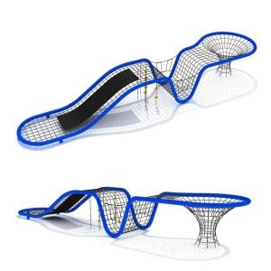 Outdoor Playground Reinforced Polyester Rope Climbing Net For Kids
