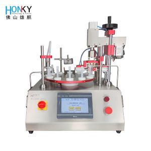 Cheap 2400Bph Small Bottle Desktop Filling And Capping Machine Desktop Filler With Ceramic Pump For Small Perfume Filling for sale