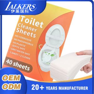 Cheap Lightweight Disposable Toilet Cleaner Sheets Multi Functional With Fresh Scent for sale