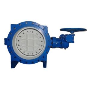 Manual Operation Double Eccentric Flange Butterfly Valve for Medium Temperature