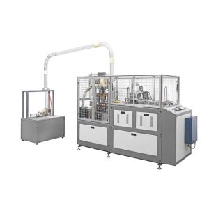 Double / Single Coated Paper Tea Cup Making Machine , Paper Tea Cup Machine