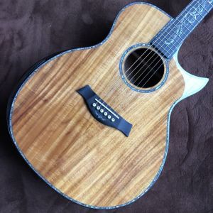 Custom 2021 New Style GPS14 with Angle Cut Corners Real abalone Inlay KOA Wood