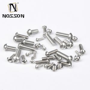 Plain Finish Stainless Steel Beveled Flat Head Hexagonal Allen Screws M2 M3 M4