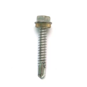 ANSI Standard SUS 410 Hex Washer Head Self Drilling Driving Screws With PVC