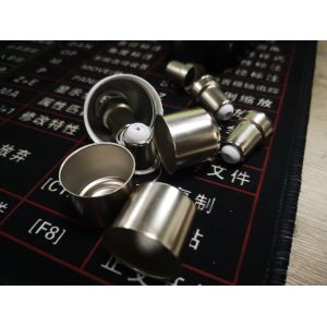 China Precision Deep-Drawn Metal Shells with Ceramic Insulators | Custom Nickel-Plated Stainless Steel Housings for Electronic Sensors, RF Connectors, and High-Voltage Devices on sale China Precision Deep-Drawn Metal Shells with Ceramic Insulators | Custom Nickel-Plated Stainless Steel Housings for Electronic Sensors, RF Connectors, and High-Voltage Devices on sale