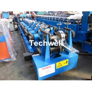 C Z U M Shaped Purlin Roll Forming Machine With Hydraulic Punching and Cutting
