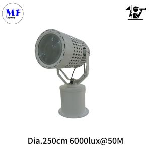 350° 400W LED Search And Rescue Light ≥3000m Distance For Expedition And Oil