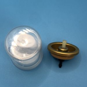 Golden Aluminum Inverted Aerosol Hair Mousse Valve for Precise Application