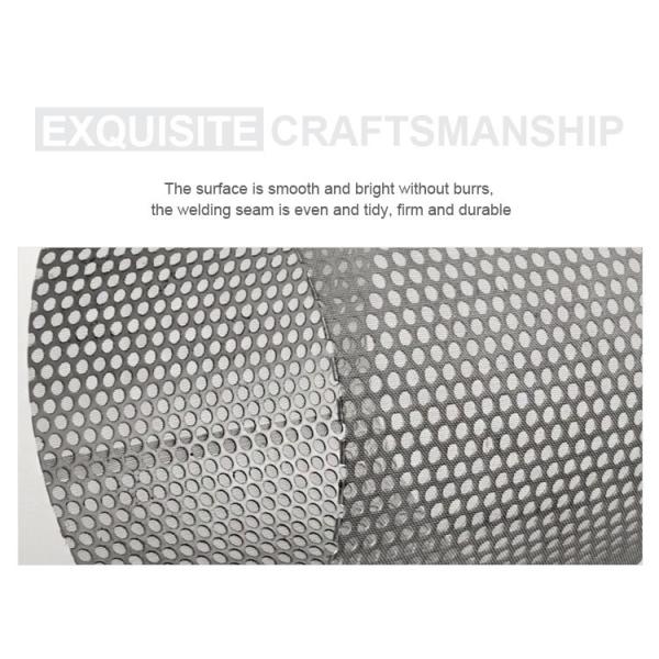 Customized Electrolytic Polishing Perforated Metal Pipe with Single or Double Punching Mesh and 0.5mm-20mm Hole Diameter