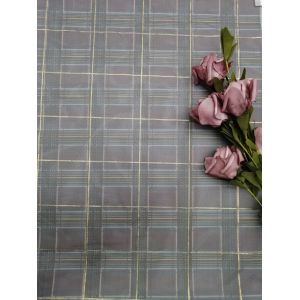 145CM Digital Checker Tulle Foil Printed Fabric Child Cloth Lace