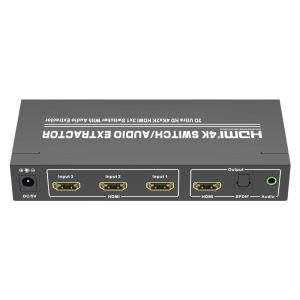 Support HDCP Pass Through 3x1 300MHz HDMI 4K Switcher