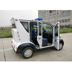 4kw AC Motor Electric Patrol Car / Electric Pickup Cart With Top Alarm Lamp Mini