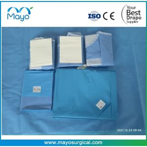 Complex Material Surgical Urology Drape Pack With TUR Drape