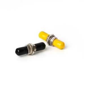 Simplex ST Optical Fiber Adapter Single Mode With Zirconia Sleeve