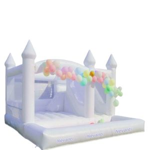 Cheap 2024 White Inflatable Jumping Castle with Customized Size and Accessory Packing Bag for sale