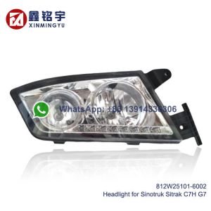 812W25101-6001 812W25101-6002 Sinotruk Sitrak C7H G7 Truck Head Lamp with