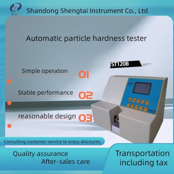 ST120B Automatic Rice and Grain hardness tester is testing hardness of grain and
